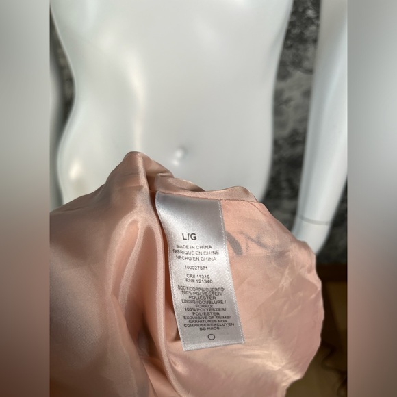 Pink Leaf Print Blazer - Picture 9 of 9